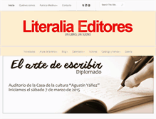 Tablet Screenshot of literaliaeditores.info